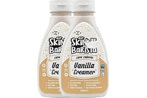 OERICH Creamer coffee Bundle With Skinny Vanilla Coffee Creamer, Non-Dairy, Vegan, Fat-Free, Sugar Free, For Coffee, Tea, Smoothies, Porridge 425g (2 Pack)