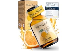 ‎WOODFJORD WOODFJORD Saunaaufguss Orange BIO 100 ml I Premium Sauna Aufgussmittel für authentische und nachhaltige Saunaerlebnisse I Saunaöl und Saunaduft I Fröhlich und positiv