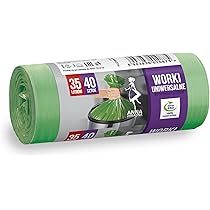 Lot De 20 Sacs Poubelle Résistants Avec Poignées En Polyéthylène Haute