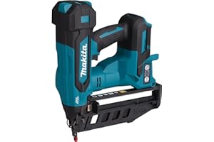 Makita DBN601ZJ 18V Li-Ion LXT Brushless Finishing Chiodatrice fornita in una custodia Makpac, batterie e caricabatterie non inclusi