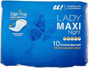U! Confronta & Risparmia Lady Maxi Night Assorbenti Igienici Adulti