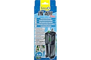 Tetra IN 400 plus Aquarium Innenfilter - Filter für klares und gesundes Wasser, mechanische, biologische und chemische Filterung, geeignet für Aquarien mit 30 bis 60 Liter