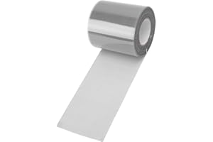 Fyearfly Mesh Screen Repair Tape, 80mm x 9.15m Window Screen Repair Tape 1-Roll Transparent Self Adhesive Mesh Screen Repair Patch, for Tents, Camping (Grey)