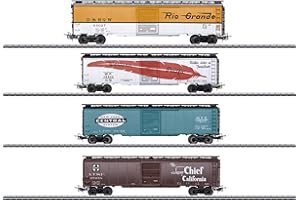 Märklin 45712 H0 kit 4 pz. US-Box-Car, MHI