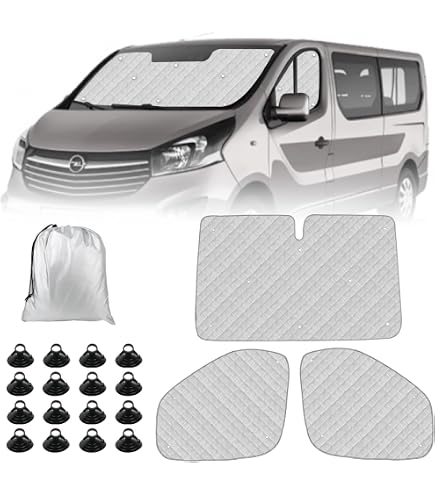Pare-soleil Pare-brise Pour Renault Trafic 3 Phase 3 (2021-2024) - Isolation Chaleur - Pliable Et Facile à Ranger