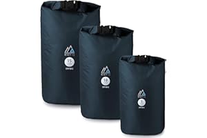 MNT10 Dry Bag Ultra-Light I Borsa da 5 L, 10 L, 15 L I Sacco Impermeabile Ultra Leggera e Resistente per Viaggi, Outdoor e Campeggio I Borsa Impermeabile