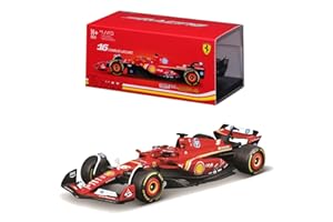 Bburago 1:43 SFR Ferrari SF-24 w/Helmet (2024), Leclerc #16, Red