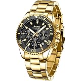 Mens Watches Chronograph Waterproof Analogue Quartz Watch Men Designer Stainless Steel Wrist Watch Date Fashion Watches for M