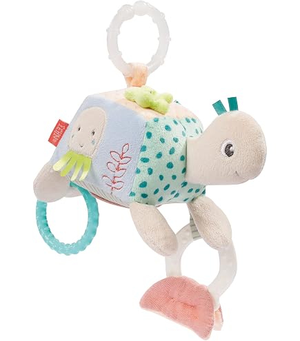 Jouet D'Éveil Sensoriel Fraise Melissa & Doug - Miroir, Anneau Dentition, Textures - 0-12 Mois