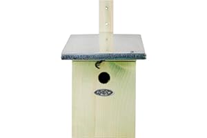 ESSCHERT DESIGN Gran Tit Nesting caja de pájaro de madera