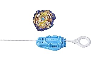 Beyblade Hasbro Burst Surge: Speedstorm Starter Pack Mirage Fafnir F6 w/ Launcher,Gold,Small