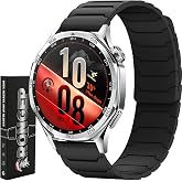 Rongep [Magnex Loop] Huawei ile Uyumlu 22mm Kordon GT7/GT7 Pro/GT6/6 Pro/Runner 2/GT5/5 Pro/GT4/GT3 46mm i&ccedil;in 1.Sınıf Silikon