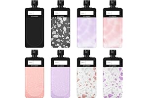 BQMEZRNUS 8 StückTragbare Reiseflüssigkeitsbeutel,90ml Reiseflaschen Set,Nachfüllbare Leere Quetschbeutel,Auslaufsicher Reise Kosmetik Behälter, Kosmetiklotion-Beutel,für Shampoo,Lotion,Toilettenartikel