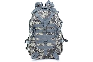 FANDARE Mochila Tácticas Militar 25L Molle Mochila de Asalto del ejército Mochila Bolsa Bug out Mochila de Senderismo para Acampar para Gimnasio Senderismo Acampada con Multiples Bolsillos