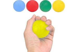 Physioworx Stress Balls for Adults - also Proven Grip Strengthener for Hand Therapy and Improving Hand Grip - NHS Prescibed Finger Strengthener used for Arthritis, Brain Injuries and Stroke