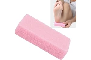KAXILU Pietra Pomice per Piedi, Pietra Pomice per Piedi, Pedicure Professionale Pietra Pomice Quadrata Rosa Dura per Rimuovere la Pelle Morta Scrubber per Rimuovere Calli per Piedi per Strumento per Unghie