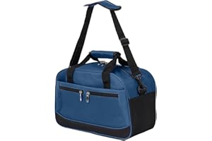 FLYLUX 40x20x25cm Ryanair Cabin Bag with Multi Pockets & Adjustable Shoulder Strap – Under Seat Airline Travel Hand Luggage Bag | Carry on Holdall for Planes | Cabin Size Hand Luggage | Overnight Bag