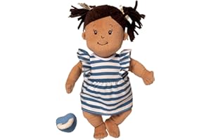 Manhattan Toy Baby Stella Beige aux Cheveux Bruns 38.1cm Soft First Baby Doll