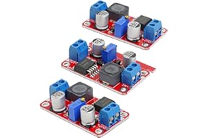 BAKEWHIZ 3 Piezas Módulo Step-Up Convertidor de Voltaje Ajustable DC 3V-35V a 5V-40V XL6019 Boost Converter Adaptador de Alimentación para Dispositivos Electrónicos Portátiles