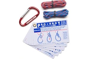 Pro-Knot Kit de nouage de nœuds – Équipement de camping et de randonnée – Matériau plastique