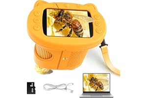 Yidoroye 1000X 2.4" HD Handheld Digital Microscope for Kids, STEM Toys for 3-10 Year Old Boys Gifts Science Experiments for Kids Microscope Gifts for 3-10 Year Old Boys Toys Birthday Presents Xmas