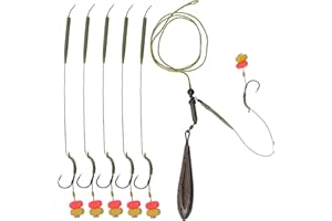 OROOTL Pesca de la Carpa Hair Rigs Pesca de la Carpa Sinker Pesos Carpa Rig Set Up Anzuelos Carpa Cebo de Maíz Bagre Accesorios de Pesca Gear