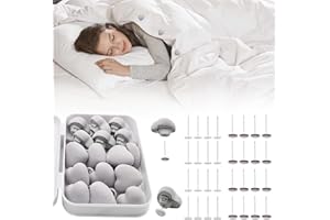 MQUPIN Lot de 16 Clips de Fixation Ronds pour Housse de Couette, Motif Champignon avec Boutons, pour Housse de Couette de Chambre à Coucher