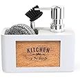 Soap Dispenser Kitchen - Dish Soap Dispenser for Kitchen - Kitchen Accessories - Kitchen Organiser - Kitchen Soap Dispenser - Pump Bottle Dispenser - Washing Up Liquid Dispenser - Kitchen Storage