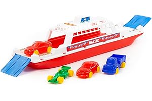 CAVALLINO Polesie Fähre Schiff mit 4 Autos und beweglichen Rampen