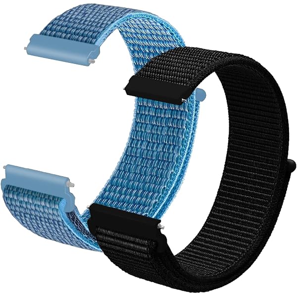 2 Stück Ersatzarmbänder Für Anio 5/6 Smartwatch – Weiches, Dehnbares Nylonband Für Kinder, Bunt, 20 Mm