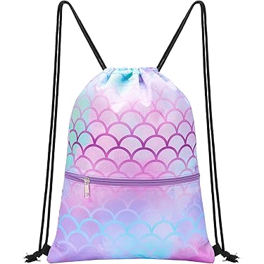 BYCHECAR Drawstring Bag Für Kids & Teens – Leichter Sportbeutel Mit Pferdemuster, 34x41 Cm