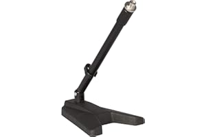 QUIK LOK QuikLok A114BK asta microfonica telescopica da tavolo nera