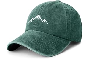 Eoslya Baseball Cap Mens - Peak Embroidery Classic Washed Vintage Relxed Dad Cap Adjustable Summer Sun Hat Sports Strapback Cap for Men Outdoor UK