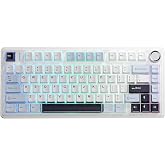 Aula F75 Mechanical RGB TKL Ice Vein Switch Wireless Macro Hot Swap Keyboard Navy Blue