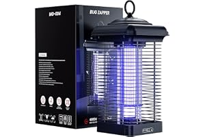 Gaiatop Mosquito Killer, 4000V 18W Mosquito Zapper Outdoor with 5ft Power Cord, Waterproof Electric Insect/Fly Trap Zapper Ki