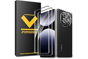 HOMEMO Protector de Pantalla para Xiaomi Redmi Note 14 Pro 5G / Poco X7, Película de Vidrio Templado 2 Piezas+ Protector de Lente de Cámara 2 Piezas, HD Clara, Sin Burbujas, 9H Dureza, Antihuellas
