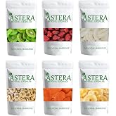 ASTERA 100 gr * 6 Farklı Meyve Kurusu ( &Ccedil;ilek, Mango, Ananas, Muz, Kivi, Hindistan Cevizi )