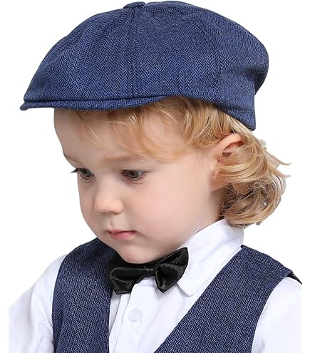 KUYOU Gatsby Mütze Für Kinder – Weiche Baskenmütze, Kopfumfang 50–53 Cm, Ideal Für Kids Von 2–6 Jahren