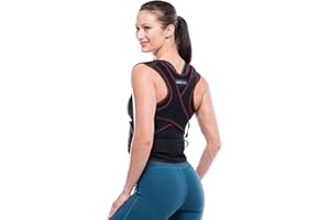 ActivHawks Correcteur De Posture Dos Épaules Avachies - Pour Hommes Et Femmes Lavable et Ajustable Taille (S/M) - Idéal Pour Soulager Les Douleurs Dorsales, Thoraciques, Cou et Épaules - eBook Offert