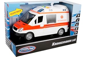 VEDES GROßHANDEL GMBH - WARE Vedes Speddzone DC Krankenwagen mit Licht & Sound, 33112441