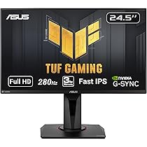 ASUS TUF Gaming VG259QM 24.5” Monitor, 1080P Full HD (1920 x 1080