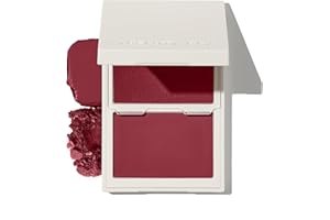 BEAUTY BAY Layer Up Blush Duo, Powder and Cream Formula, Dewy Finish, Grape Juice, Buildable Coverage, Vegan, Cruelty-free (Mulberry Spice)