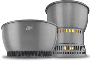 Esbit Spiritus-kochset Cs2350wn Juego de Cocina de Alcohol, Unisex, Gris, 2,35L