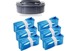 LANSHAFANG Lot de 6-8m/26FT Recharge Poubelle grande capacité respectueux de l'environnement Compatibles Avec Tommee Tippee Twist&Click de Recharges