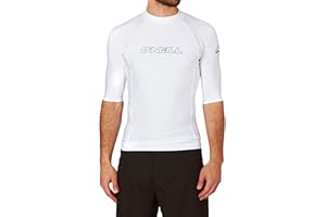 O'NEILL O 'Neill Wetsuits Basic Skins S/S Crew - Camiseta de poliester para hombre con proteccin UV