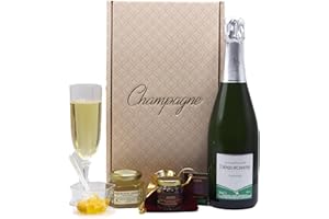 LE SAFRAN L'OR ROUGE DES ARDENNES Coffret Champagne AOC Brut 75cl - Safran - Coffret cadeau - Colis Gourmand -Origine France -Direct productrices françaises