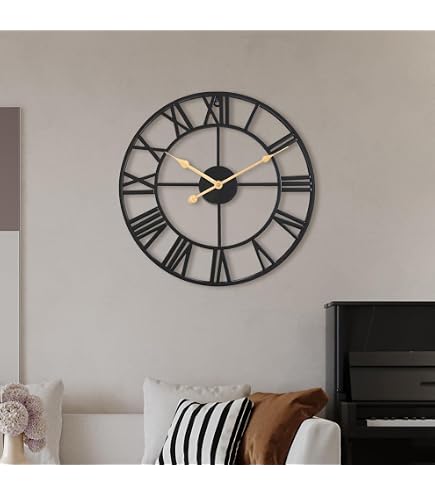 NEWGATE Battersby Wall Clock | Large Round Iconic Metal Wall Clock