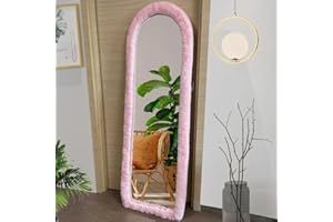 UYRIE Plush Mirror Frame Cover – Stretchy & Soft Edge for Arched & Full-Length Mirrors (Up to 64"x21") – 8 Elegant Colours – Non-Slip Grip & Easy Installation (Mirror Not Included)