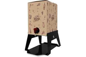 LISA LUXURY IS AN ATTITUDE Porta Bag in Box per Vino,Olio Varie Misure e Colori (Nero)
