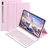 Samsung Galaxy Tab S9 FE Plus/S10 Plus/S9 Plus12,4 in&ccedil; 12,4 ile Uyumlu Bluetooth T&uuml;rk&ccedil;e Q Klavyeli Kılıfı (Tablet Değildir) (